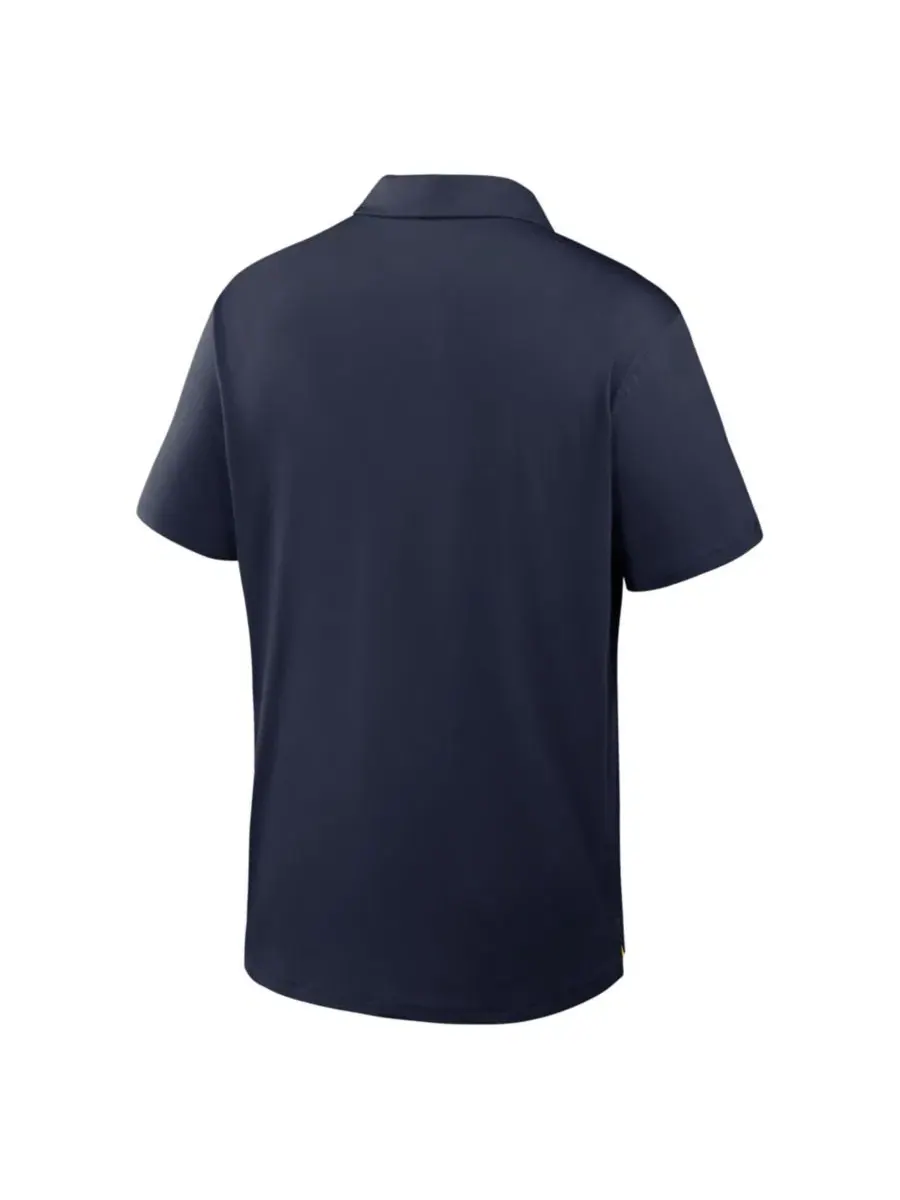 Поло Dri-FIT с вышивкой логотипа команды, Michigan Wolverines Nike — изображение 3 из 3, темно-синий