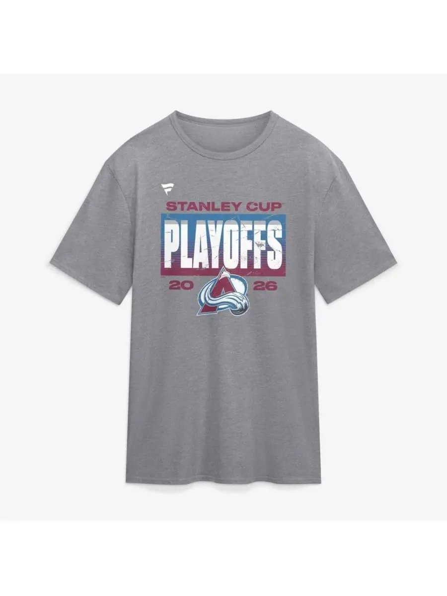 Футболка с винтажным принтом Colorado Avalanche Fanatics