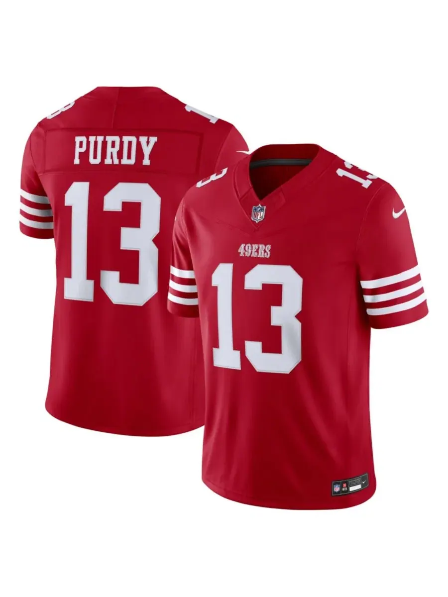Мужская футболка Brock Purdy Vapor F.U.S.E. Stitched Limited Jersey Nike