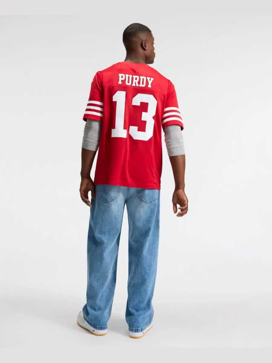 Мужская футболка Brock Purdy Vapor F.U.S.E. Stitched Limited Jersey Nike — изображение 2 из 5, алый
