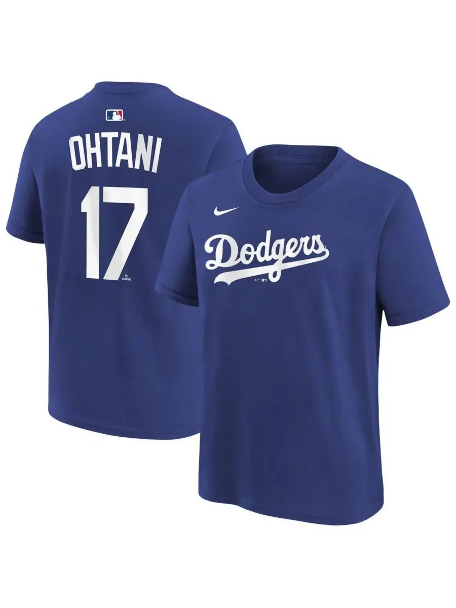 Футболка с именем и номером игрока Shohei Ohtani Nike
