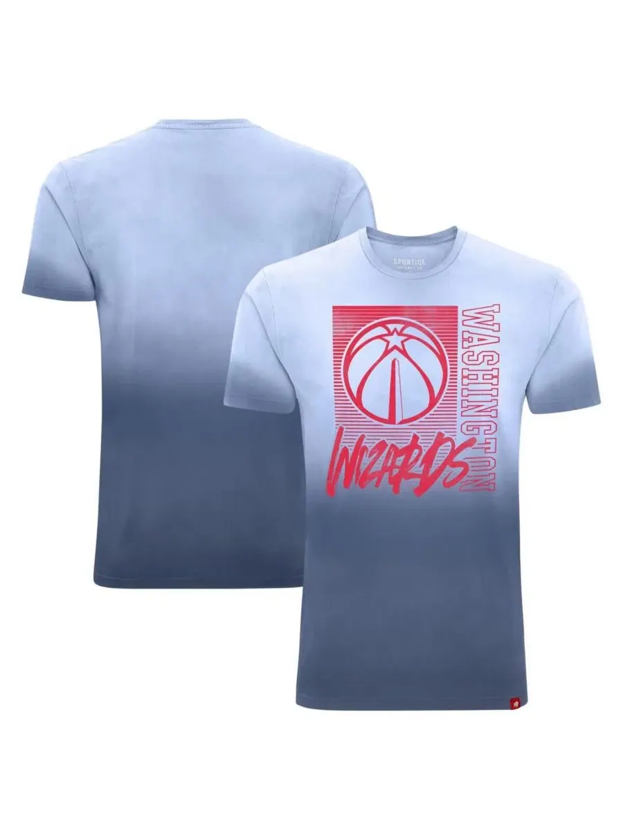 Футболка с принтом Bingham Sun-Fade Washington Wizards Sportiqe