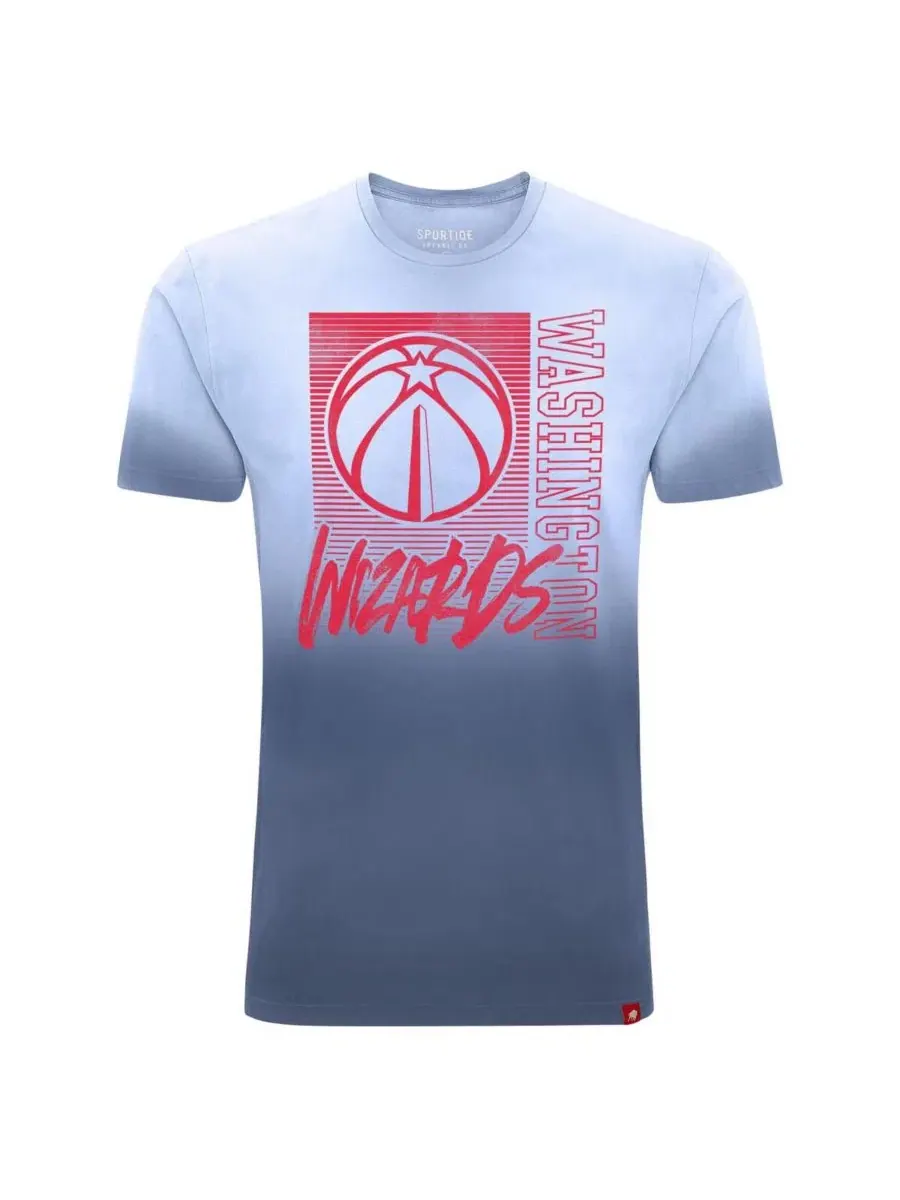 Футболка с принтом Bingham Sun-Fade Washington Wizards Sportiqe — изображение 2 из 3, темно-синий