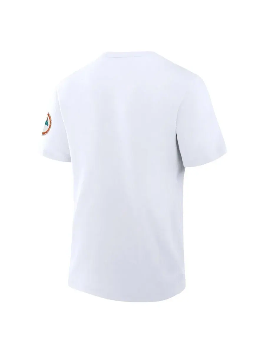 Футболка с принтом Miami Dolphins Elevated Classic Legacy Fanatics — изображение 3 из 3, белый