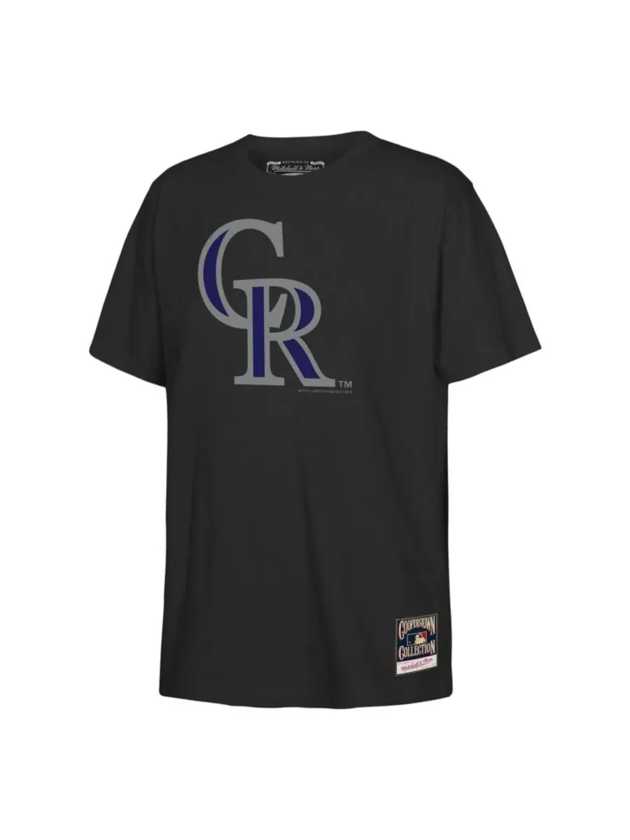 Футболка с ретро-принтом Colorado Rockies Mitchell & Ness