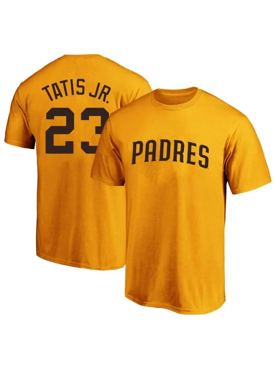 Футболка с длинным рукавом Fernando Tatis Jr. Gold Fanatics