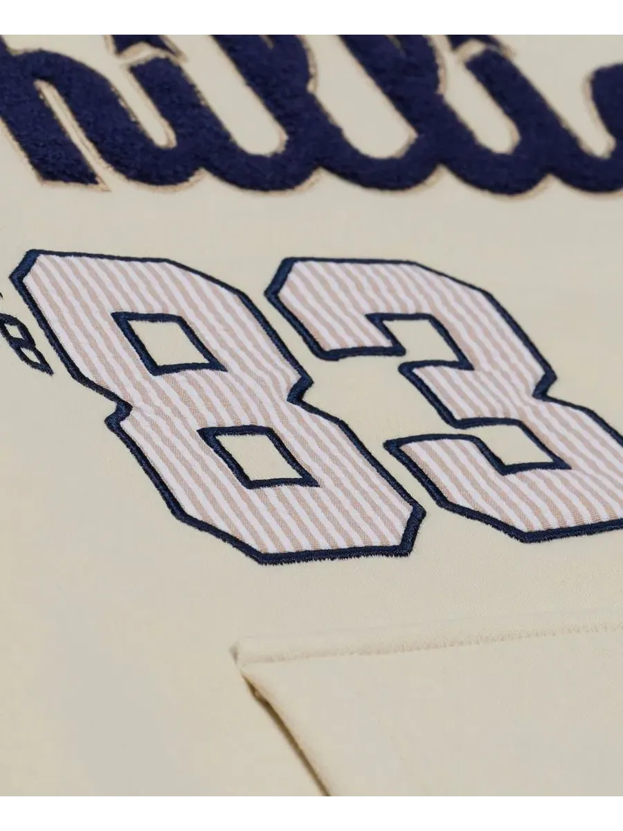 Худи с флисовой подкладкой Philadelphia Phillies Yacht Rock Mitchell & Ness — изображение 3 из 5, бежевый