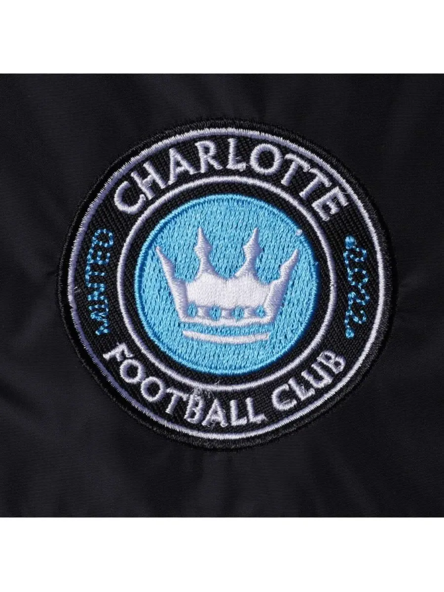 The Wild Collective Женская черная куртка Charlotte FC Anthem на молнии — изображение 3 из 4, черный