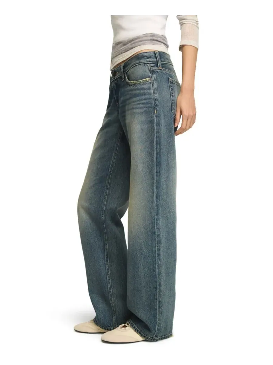 Джинсы свободного кроя с заниженной посадкой Lucky Brand, Get Low Wash — изображение 3 из 7