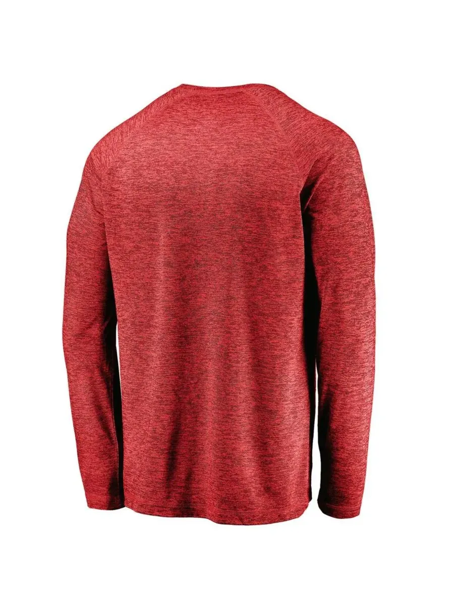 Fanatics Мужская спортивная красная футболка с длинным рукавом-реглан Washington Capitals Iconic — изображение 2 из 3