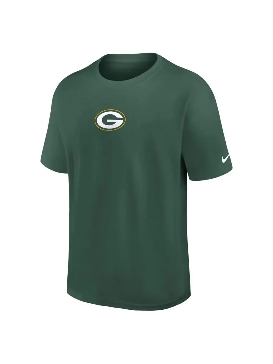 Nike Мужская зеленая футболка Green Bay Packers Dominate the Game Essential Max90 — изображение 2 из 3, зеленый