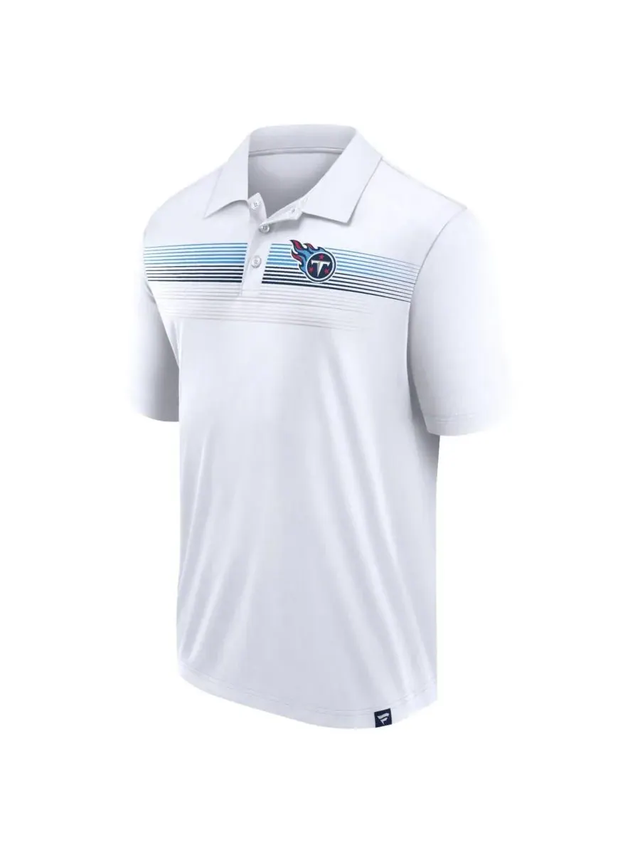 Fanatics Мужская белая поло-рубашка Tennessee Titans большого размера с сублимационной печатью — изображение 2 из 3, белый