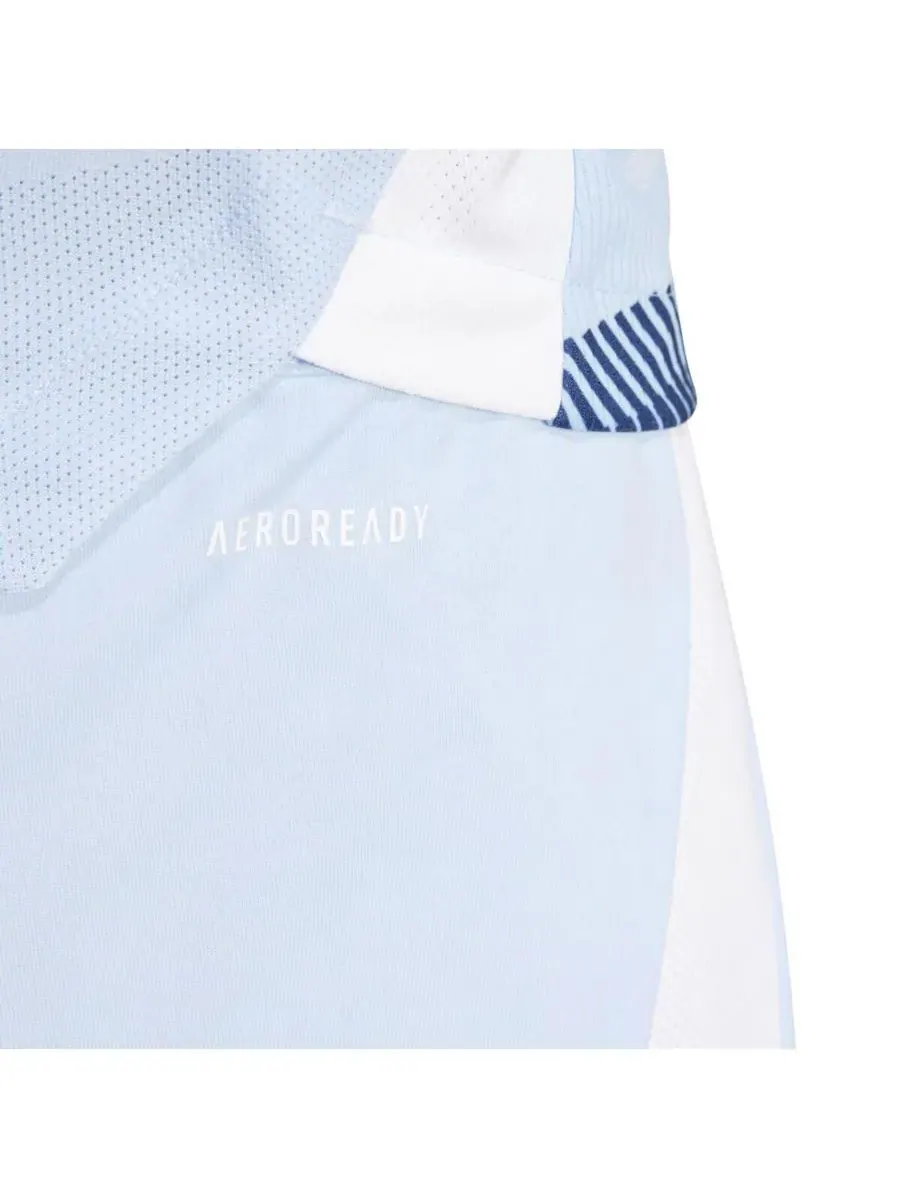 Adidas Мужские светло-голубые шорты Sporting Kansas City Home 2025 One KC Authentic — изображение 2 из 5, светлый синий