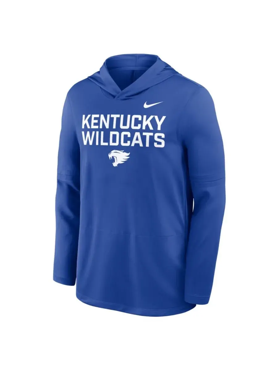 Мужская толстовка с длинным рукавом Royal Kentucky Wildcats 2025 Sideline Performance Nike — изображение 3 из 5, королевский