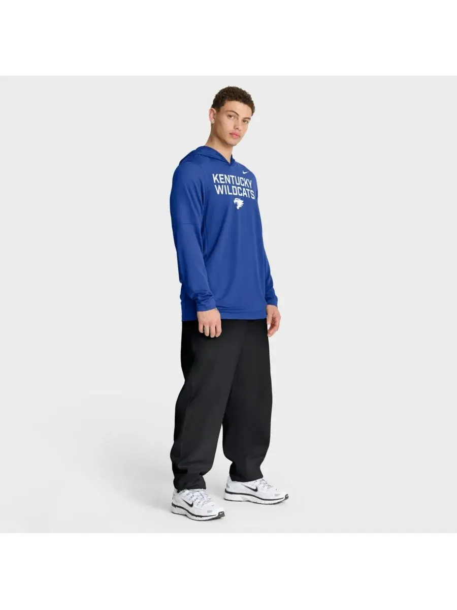 Мужская толстовка с длинным рукавом Royal Kentucky Wildcats 2025 Sideline Performance Nike — изображение 5 из 5, королевский