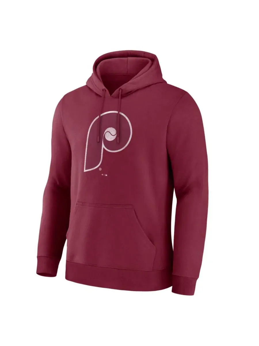 Мужская бордовая толстовка Philadelphia Phillies Legacy Fanatics — изображение 3 из 3, бордовый
