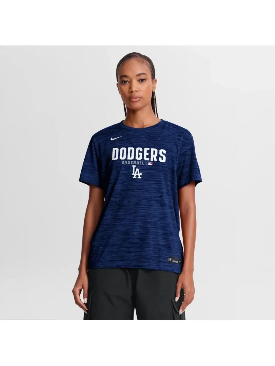 Женская футболка Royal Los Angeles Dodgers Authentic Collection Velocity Dri-FIT Nike