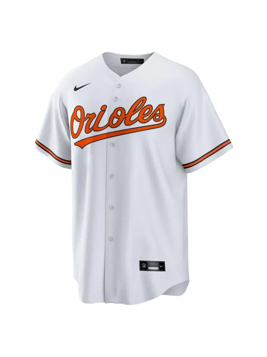 Мужская реплика джерси Cal Ripken Jr. White Baltimore Orioles Home Retired Player Nike — изображение 2 из 3, белый