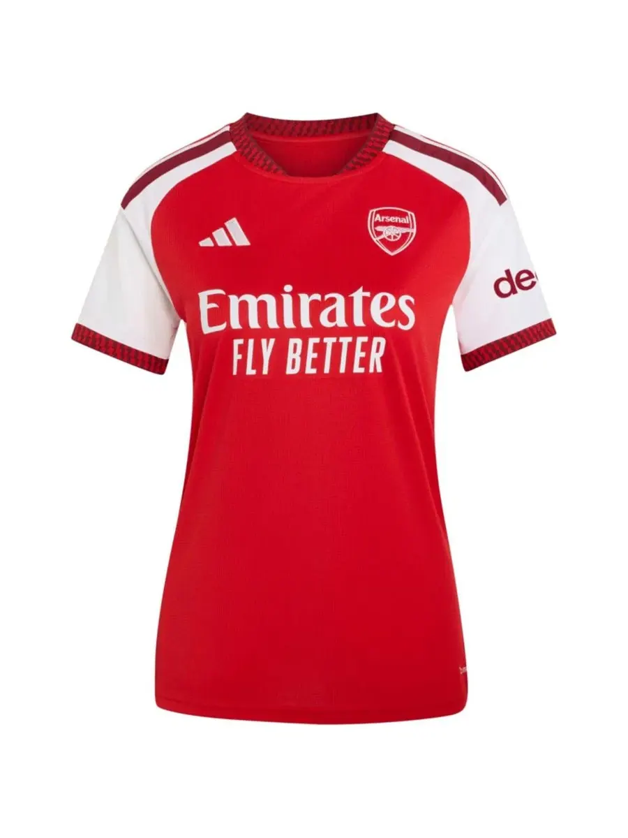 Футболка с коротким рукавом Declan Rice Red Arsenal 2026/27 Home Replica Jersey adidas — изображение 2 из 3, красный