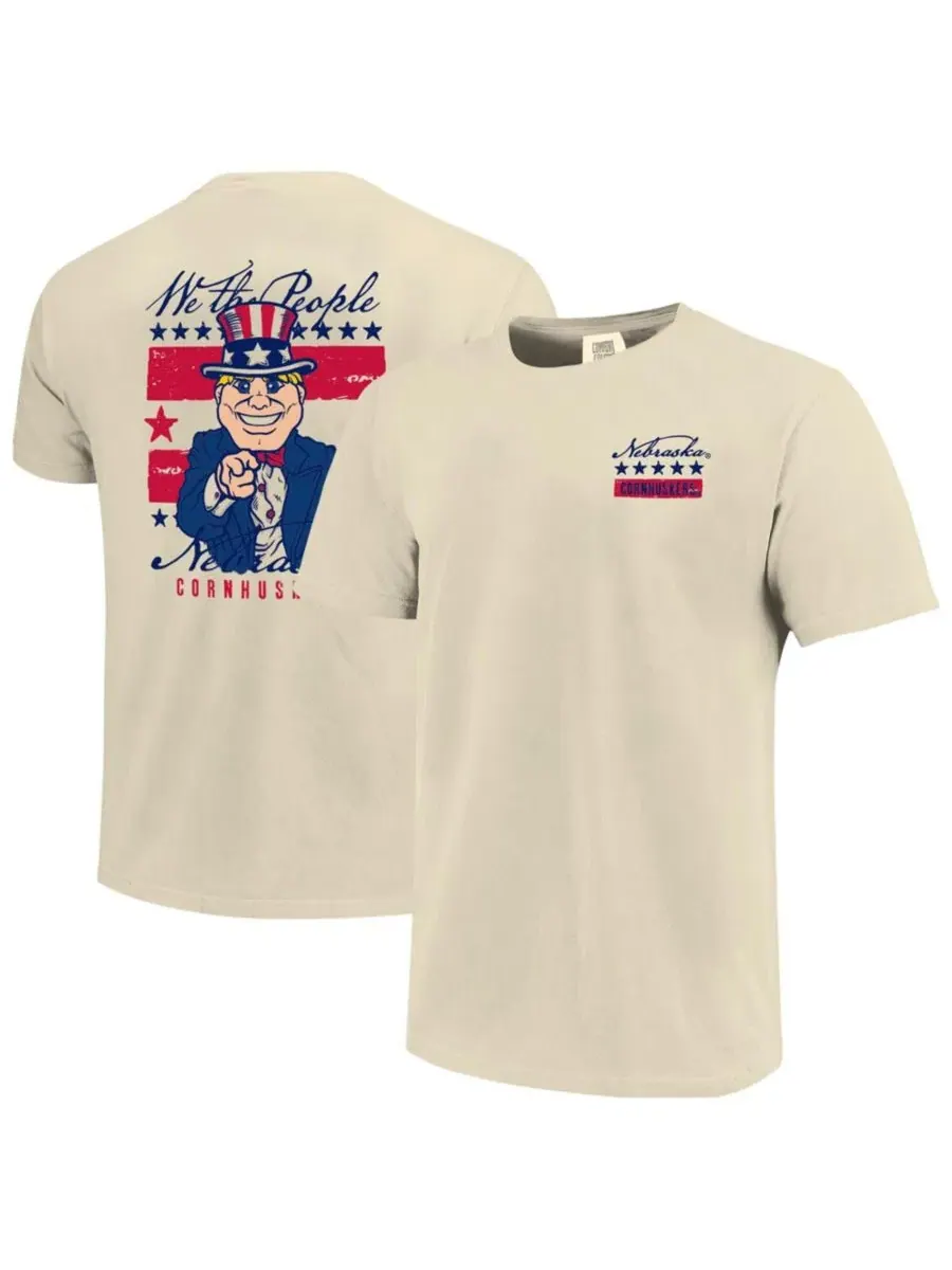 Футболка с длинным рукавом из хлопка с принтом Uncle Sam Mascot Image One