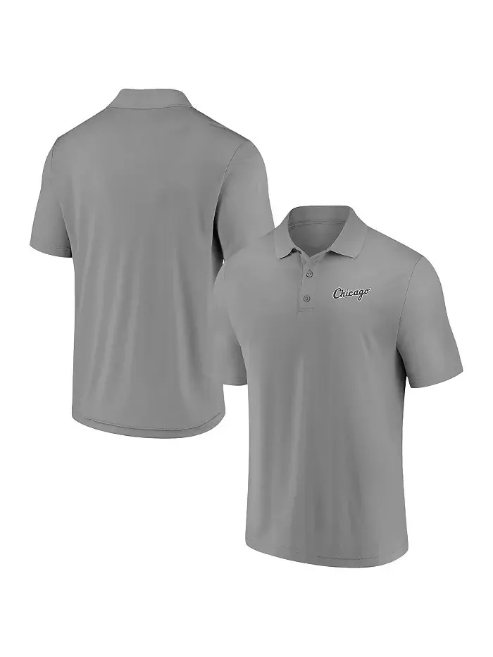 Мужская серая поло Chicago White Sox Component Fanatics