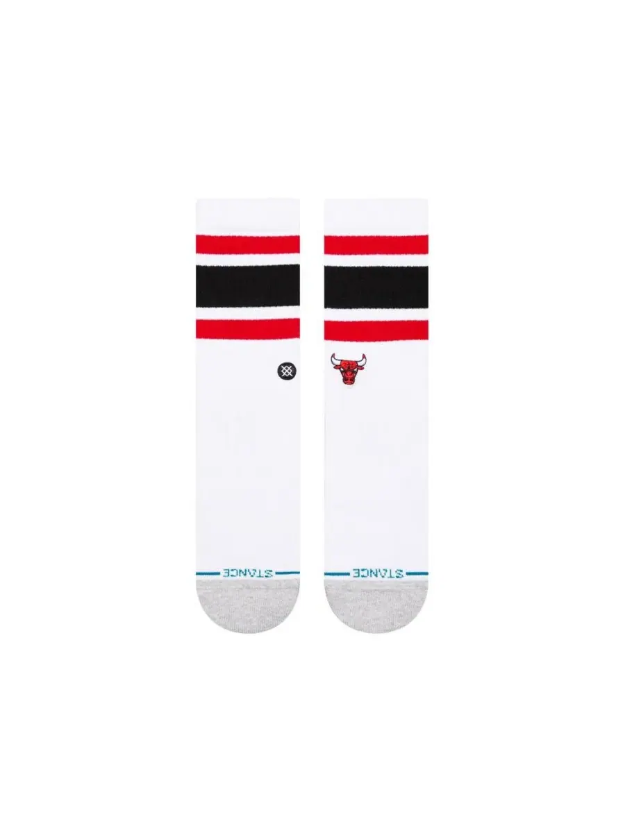 Носки с поддержкой свода стопы Chicago Bulls Stance — изображение 2 из 3, белый