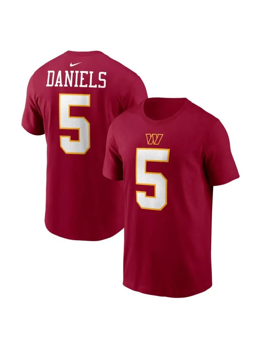 Футболка с длинным рукавом с принтом Jayden Daniels Name Number Nike
