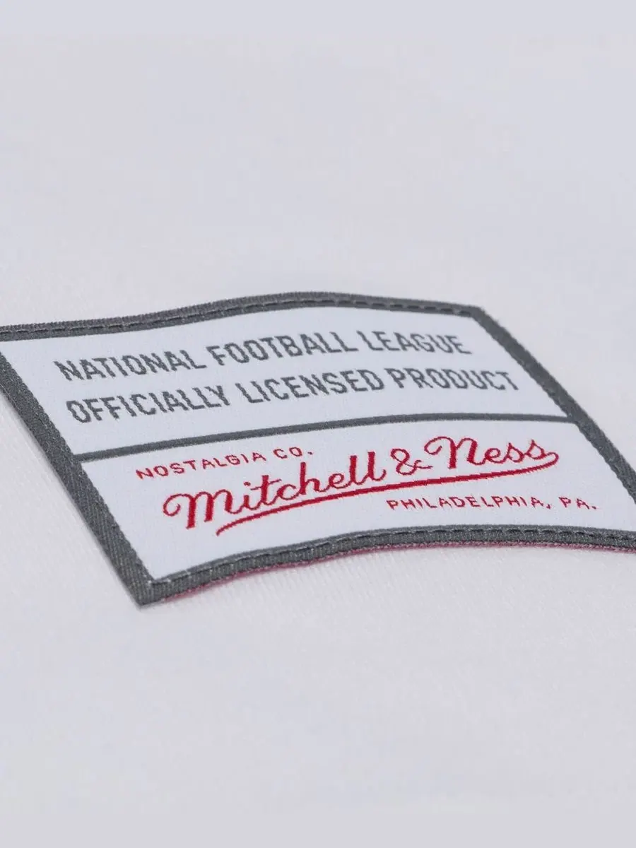 Футболка с длинным рукавом Monochrome Mitchell & Ness — изображение 3 из 5, белый