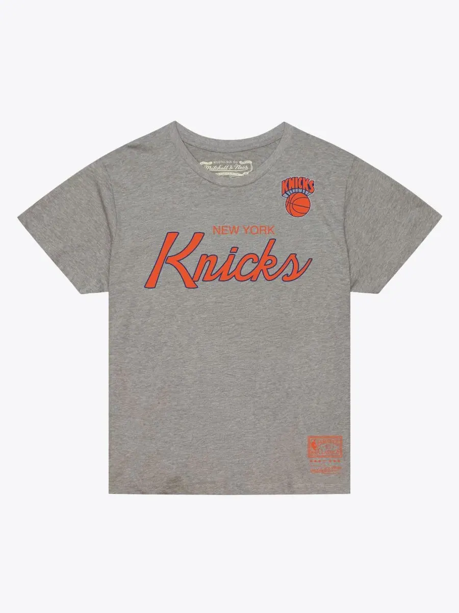Футболка с принтом Vintage Wordmark Boxy Mitchell & Ness