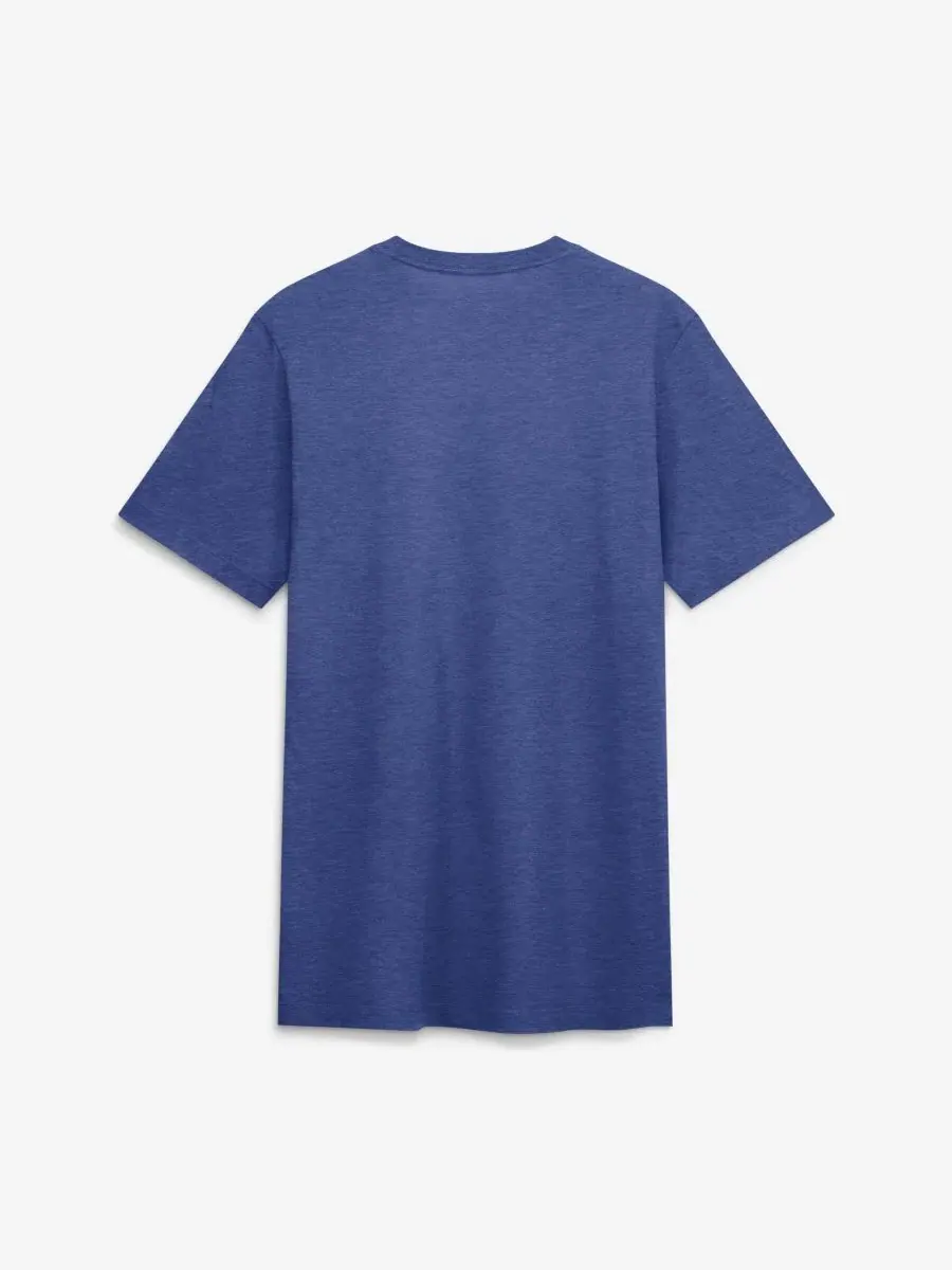 Футболка с длинным рукавом Cooperstown Logo Tri-Blend Nike — изображение 3 из 5, синий