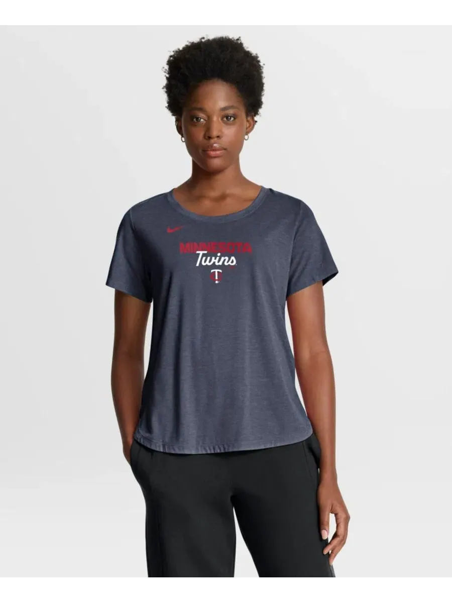 Футболка с принтом Arched Tri-Blend Minnesota Twins Nike