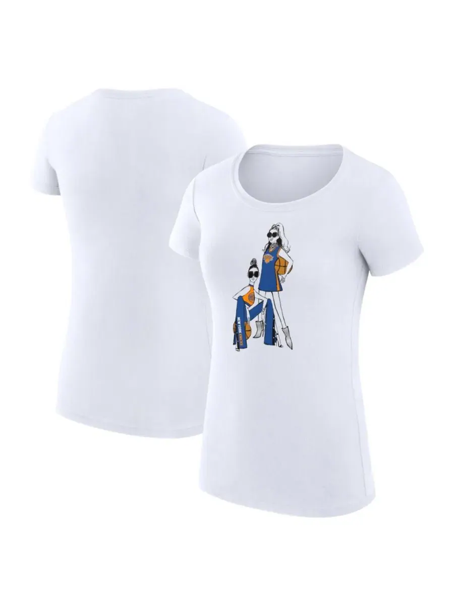 Футболка женская с принтом New York Knicks Super-Slim Fit G-III 4Her by Carl Banks