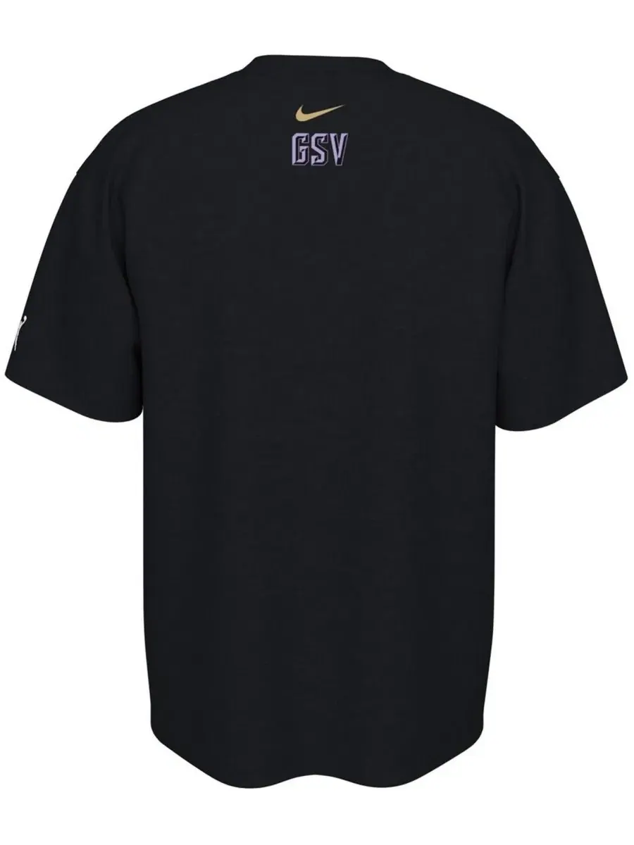 Футболка свободного кроя с принтом Golden State Valkyries Standard Issue Rebel Edition Nike — изображение 2 из 2, черный