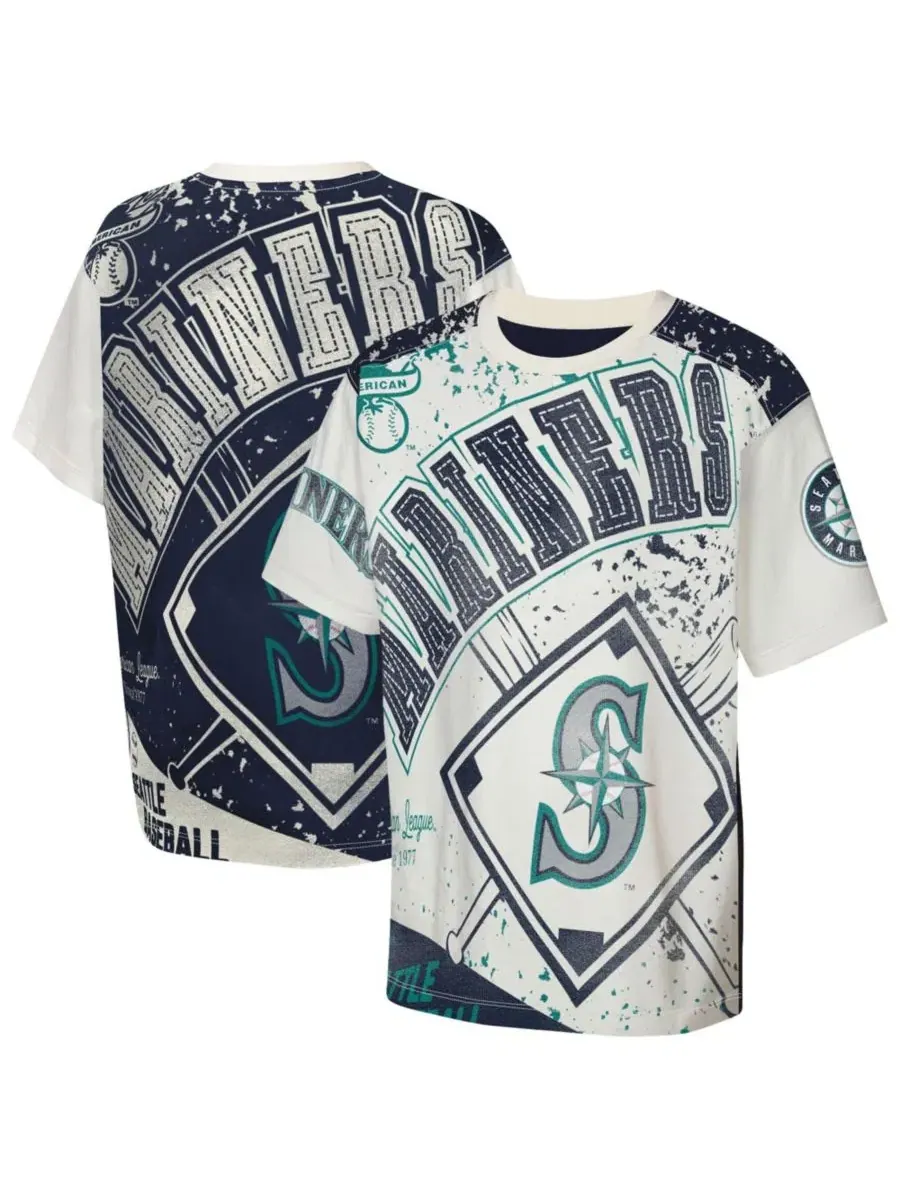 Футболка с принтом Big League Top Player Bold All-Over-Print Outerstuff