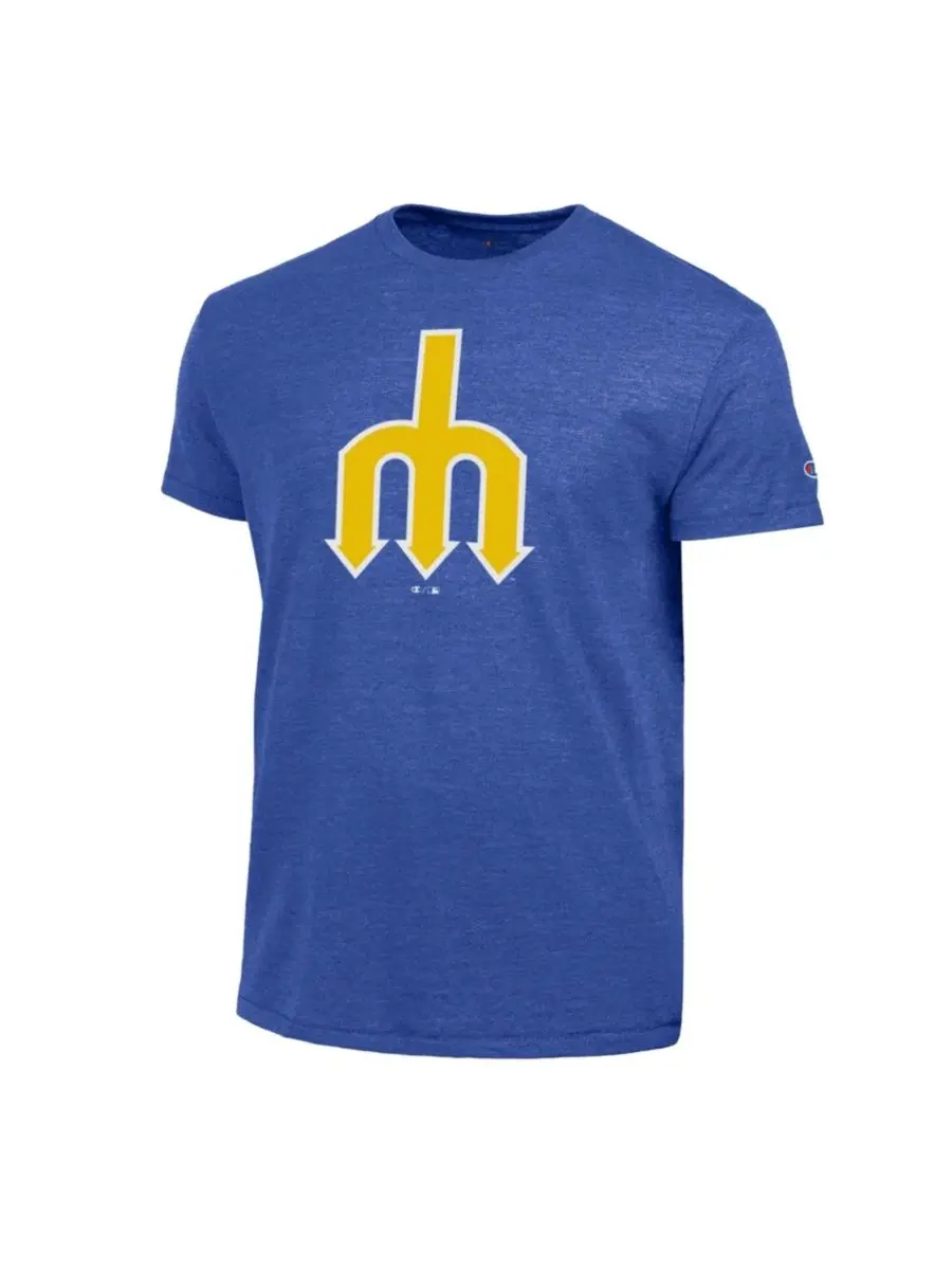 Футболка Cooperstown Logo Tri-Blend Champion — изображение 2 из 2, королевский