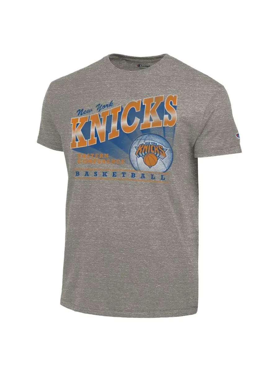 Футболка с длинным рукавом Champion New York Knicks — изображение 2 из 3, серый