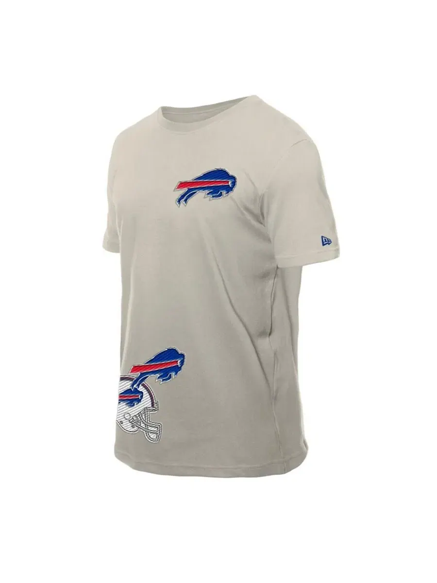 Футболка с эмблемами Buffalo Bills New Era — изображение 2 из 7, светлый бежевый
