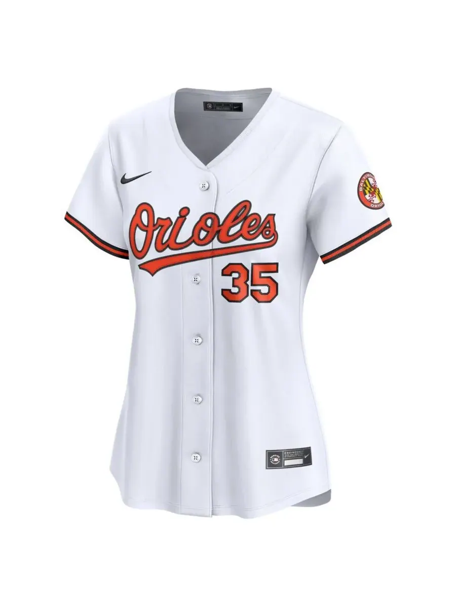 Nike Женская белая домашняя футболка игрока команды Baltimore Orioles Адли Рутшмана — изображение 2 из 3, белый