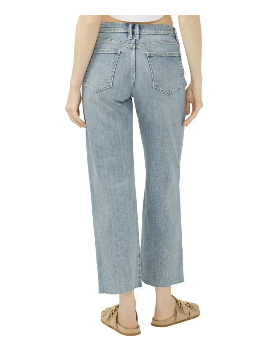 Джинсы прямого кроя Western Relaxed Straight-Leg Jeans Silver Jeans Co., Solstice — изображение 5 из 5