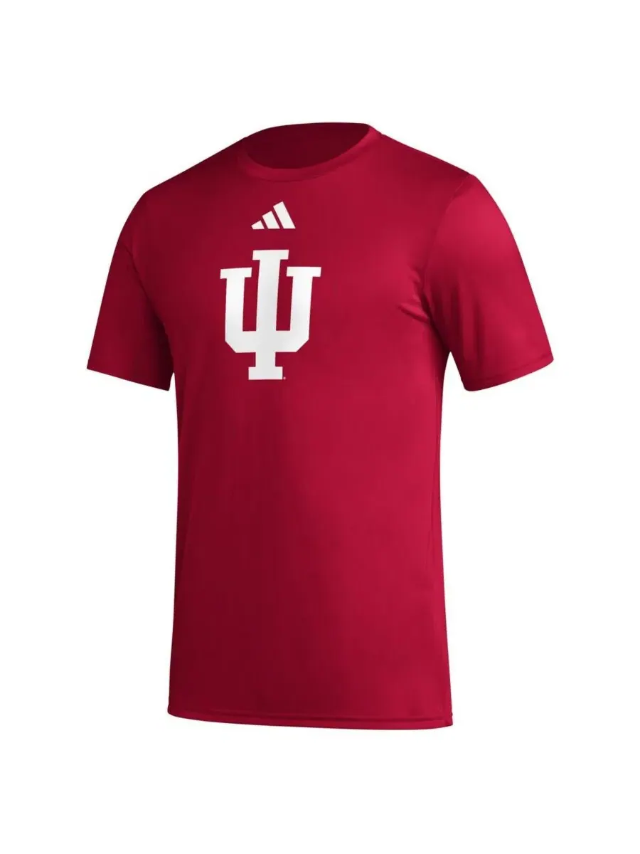 Футболка с принтом Primary Locker Logo Pre-Game adidas — изображение 3 из 3, красный