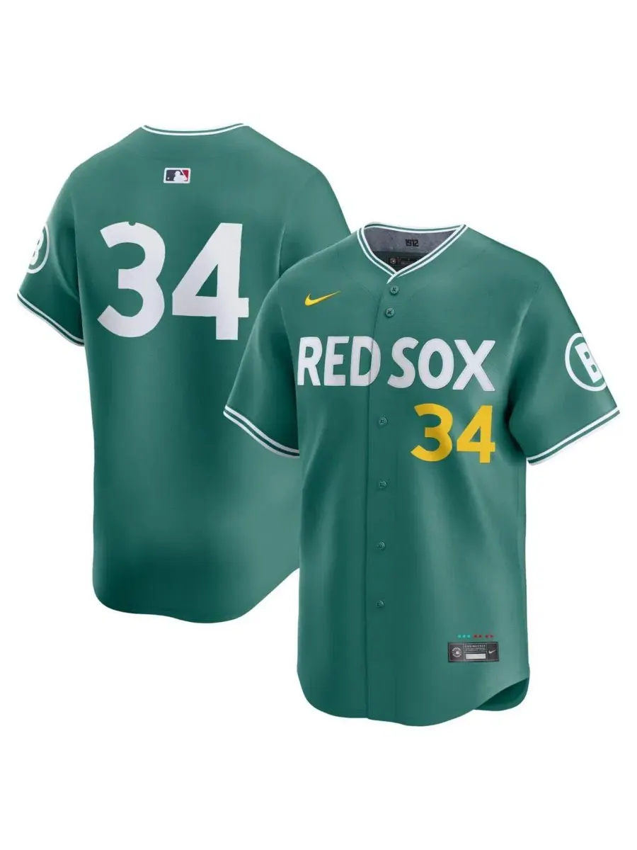 Мужская бейсбольная джерси Nike David Ortiz Green Boston Red Sox 2025 City Connect Limited Player
