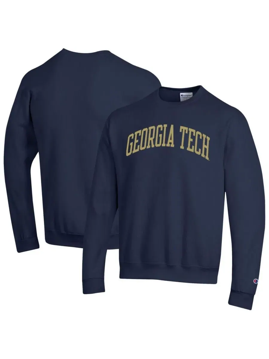 Свитшот мужской с принтом Georgia Tech Yellow Jackets Champion