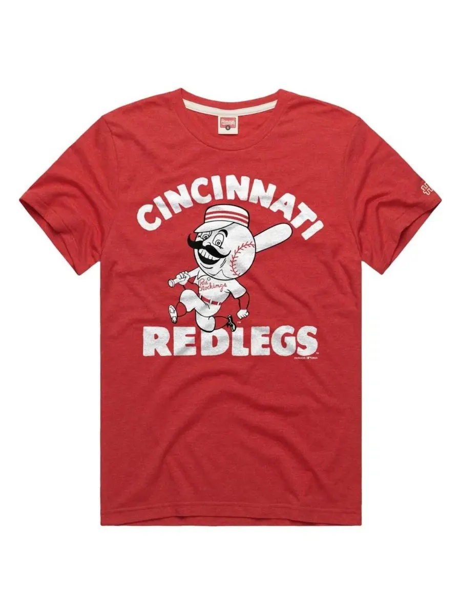 Футболка с коротким рукавом с принтом Homage Cincinnati Reds