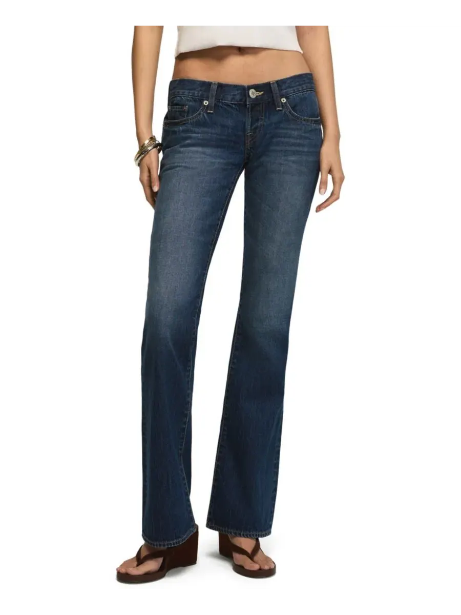 Джинсы-клеш с заниженной посадкой Lil Maggie Ultra Low Rise Flare Jeans Lucky Brand, Here To Stay