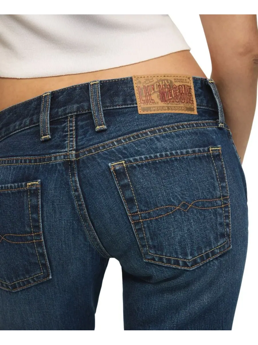 Джинсы-клеш с заниженной посадкой Lil Maggie Ultra Low Rise Flare Jeans Lucky Brand, Here To Stay — изображение 6 из 6