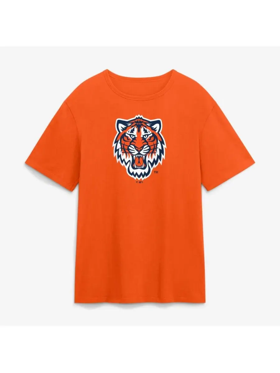Мужская оранжевая футболка Detroit Tigers с альтернативным логотипом Legacy Fanatics