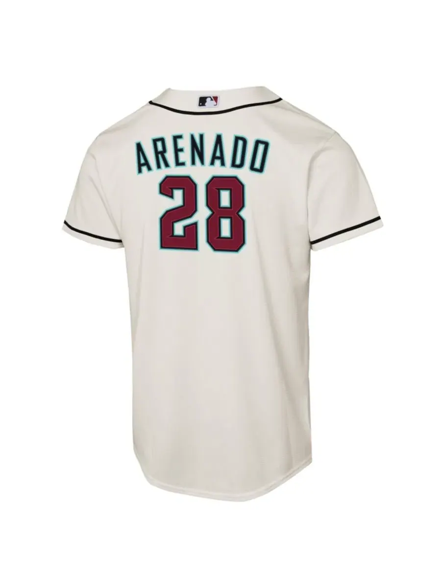 Мужская реплика джерси Nolan Arenado, White, Arizona Diamondbacks Nike — изображение 2 из 3, белый