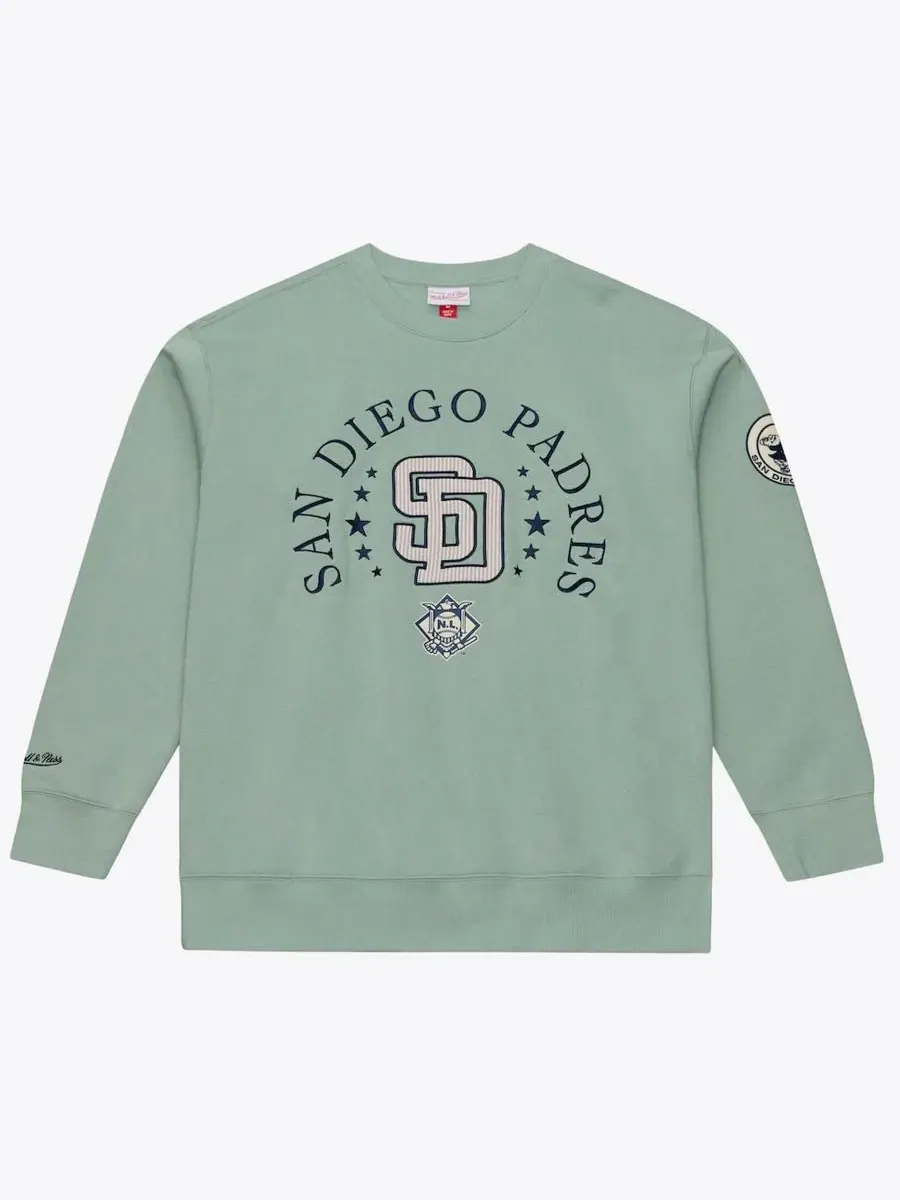 Флисовая толстовка San Diego Padres Yacht Rock Mitchell & Ness