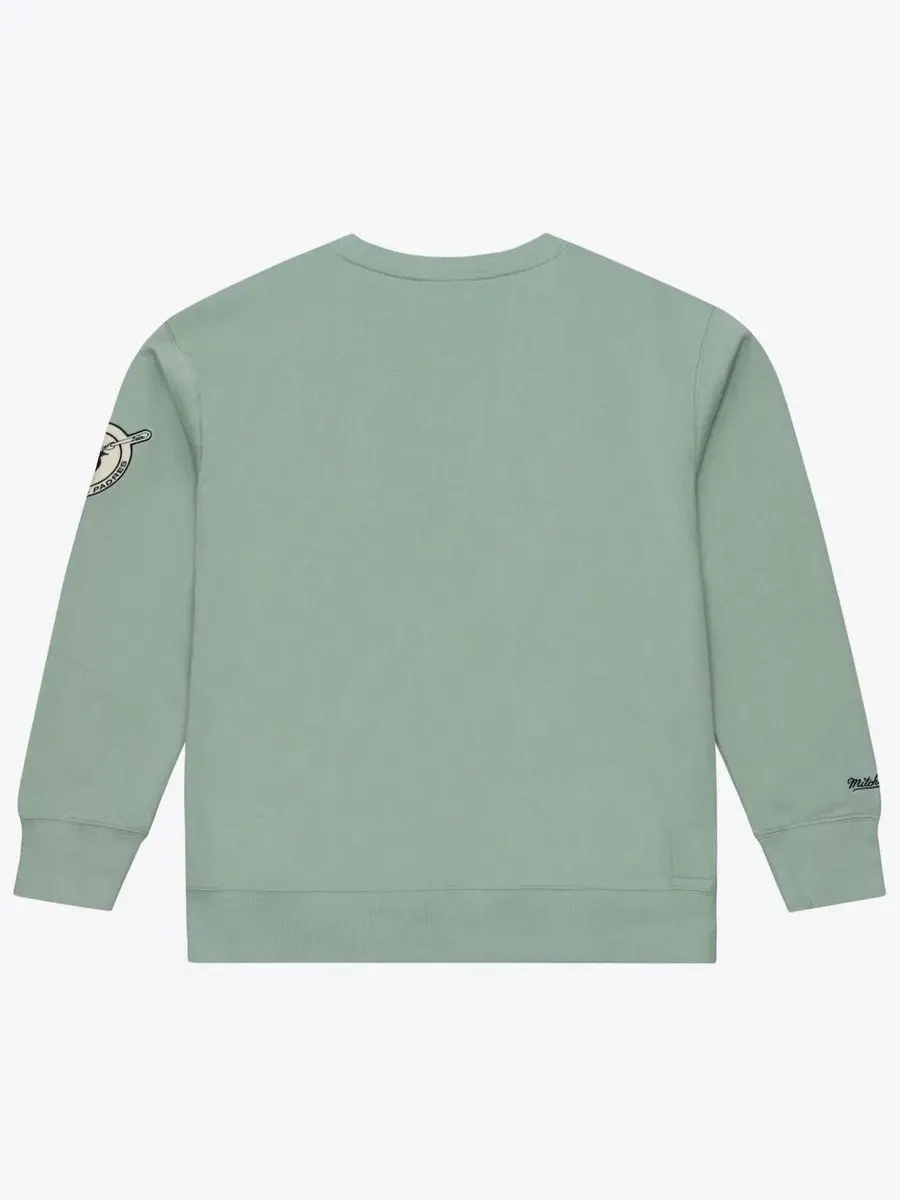 Флисовая толстовка San Diego Padres Yacht Rock Mitchell & Ness — изображение 2 из 5, зеленый