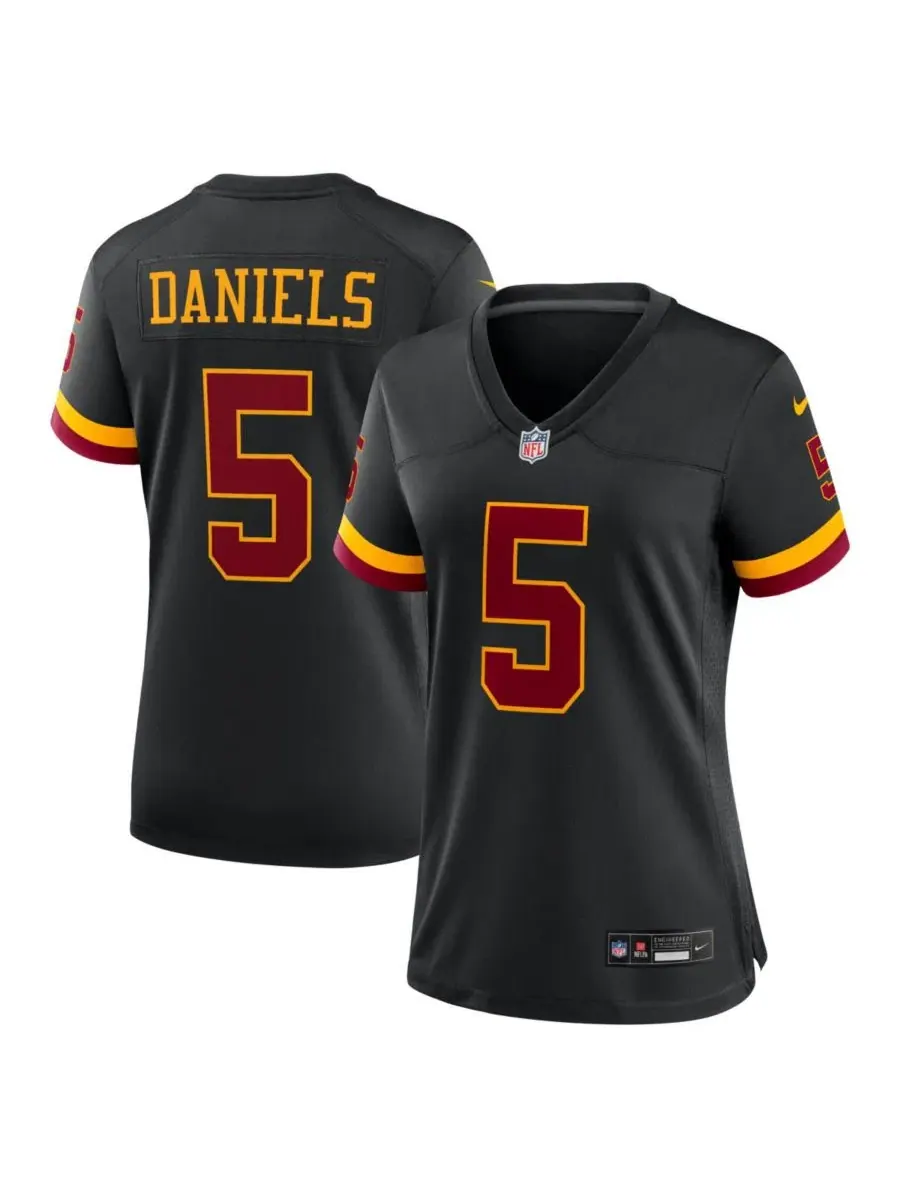 Джерси Nike Jayden Daniels Washington Commanders Hail Raiser Alternate Game